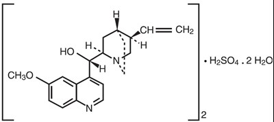 Quinidine Sulfate Structural Formula (Quinidine Sulfate Structural Formula)